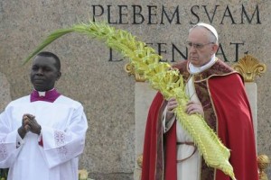 Pope: Palm Sunday Mass